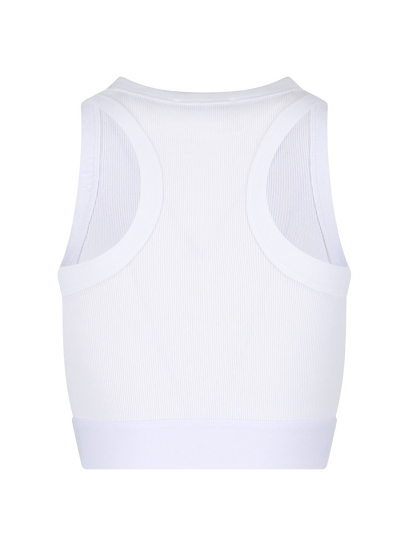 Givenchy White Elastane Top In White