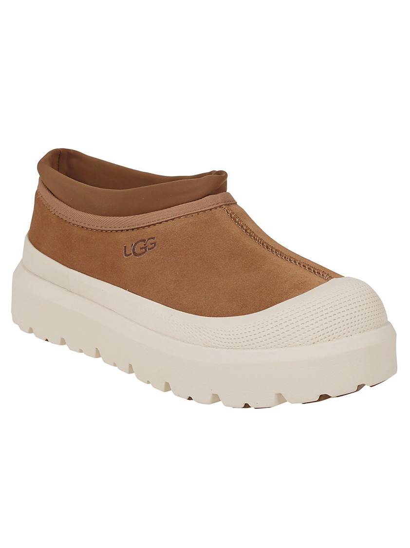 Ugg Tasman Weather Hybrid Chestnut Whitecap Slipper In Brown