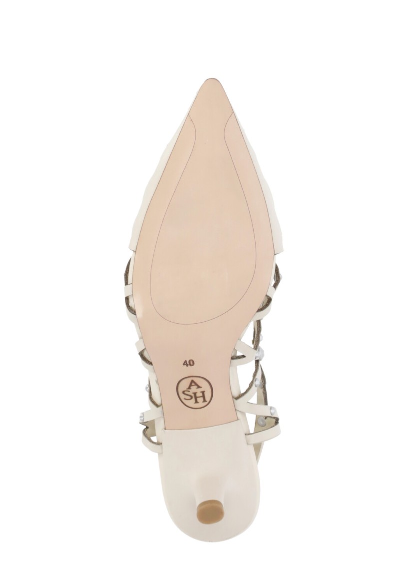 Ash Ivory Bizarre Slingback In Neutral