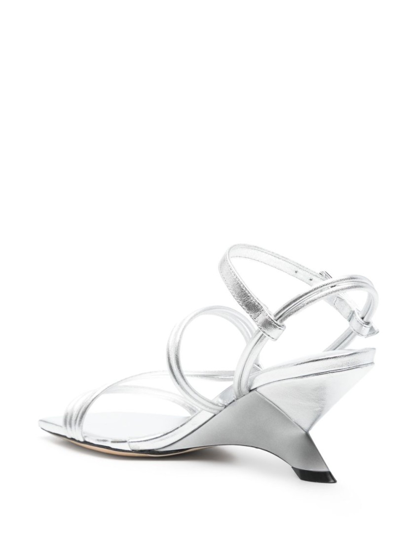 VIC MATIE VIC MATIÉ MID SCULPTED HEEL SANDALS