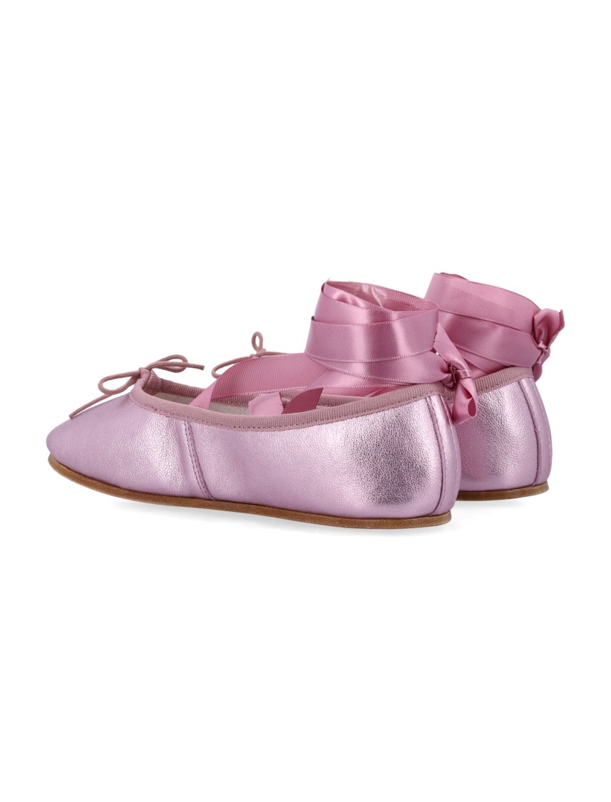 Repetto Sophia Ballet Flats With Satin Ribbons In Pink
