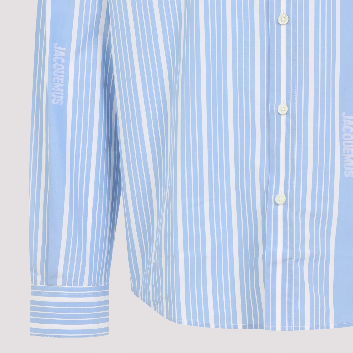 Shop Jacquemus La Chemise Simon Shirt In Blue