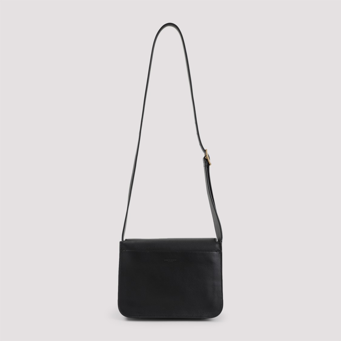 Saint Laurent Black Nappa Leather Ysl New Niki Shoulder Bag In Black