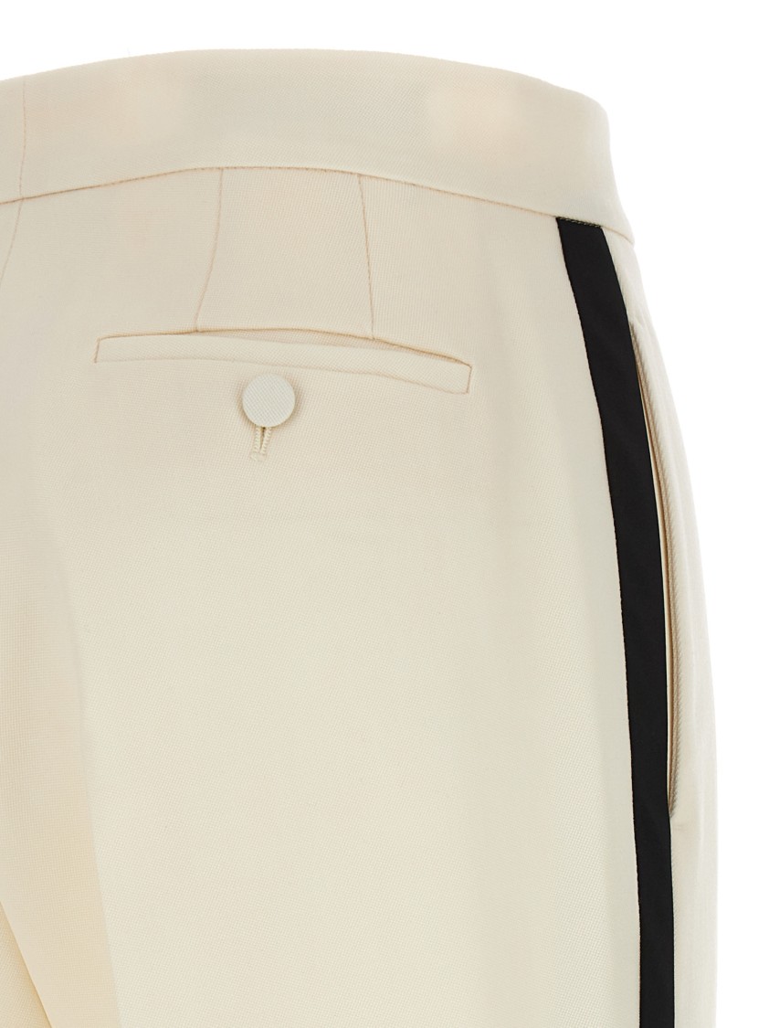 Gucci Tailored Wool Pants In Neutral