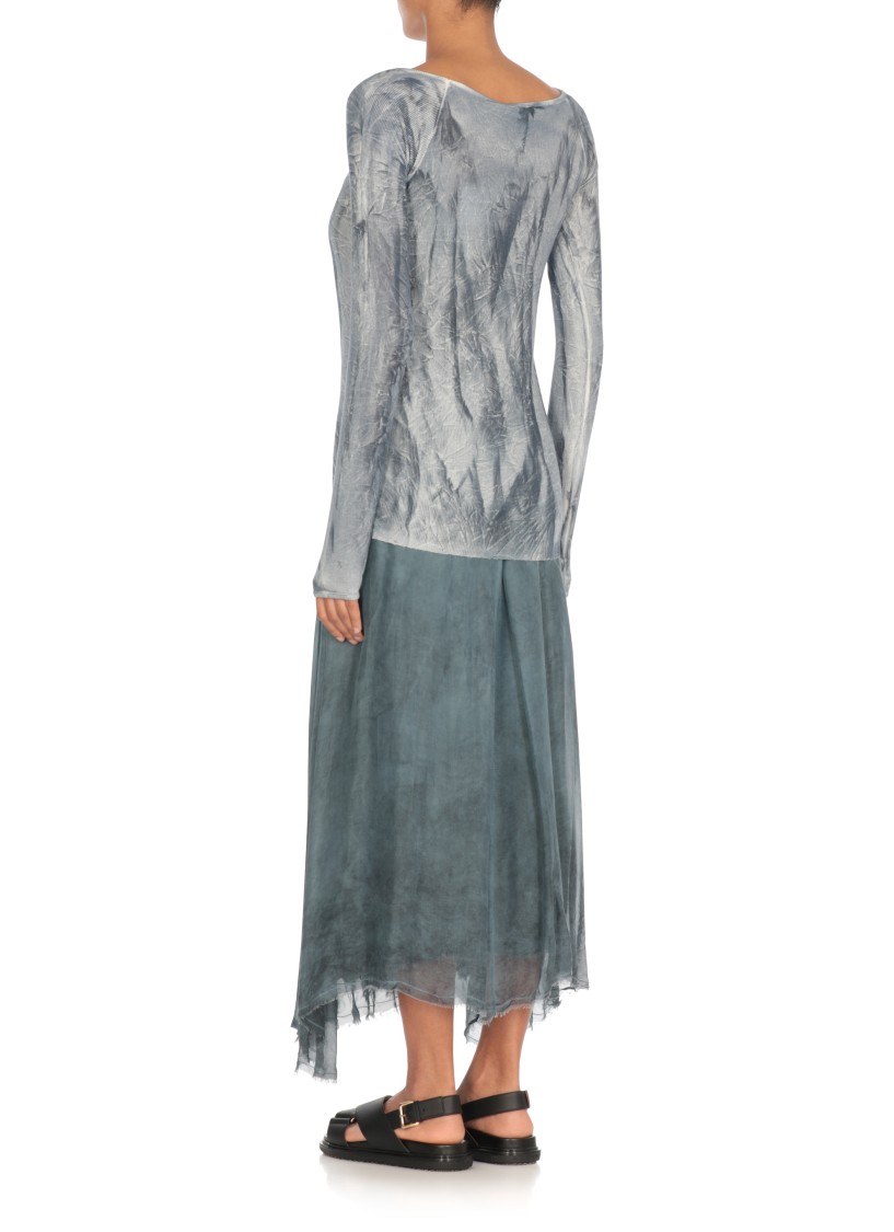 Avant Toi Blue Silk Blend Sweater