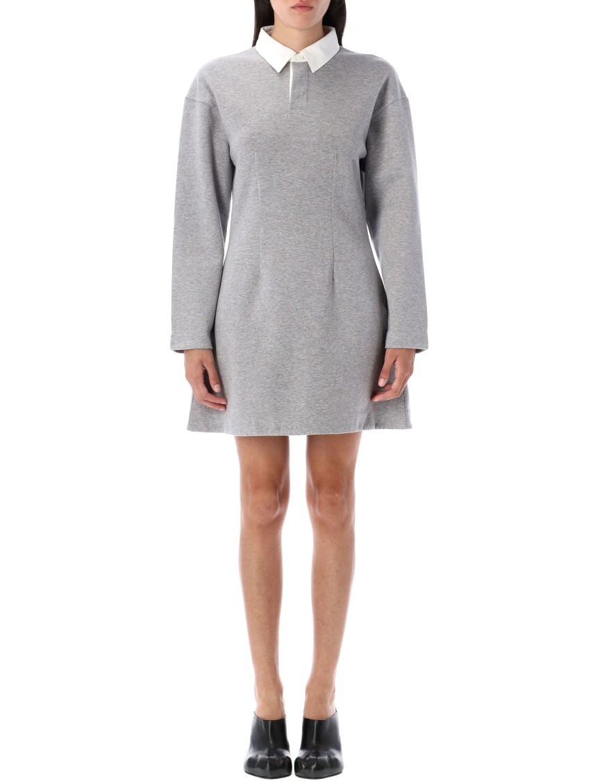 Jw Anderson J. W. Anderson Polo Mini Dress In Gray