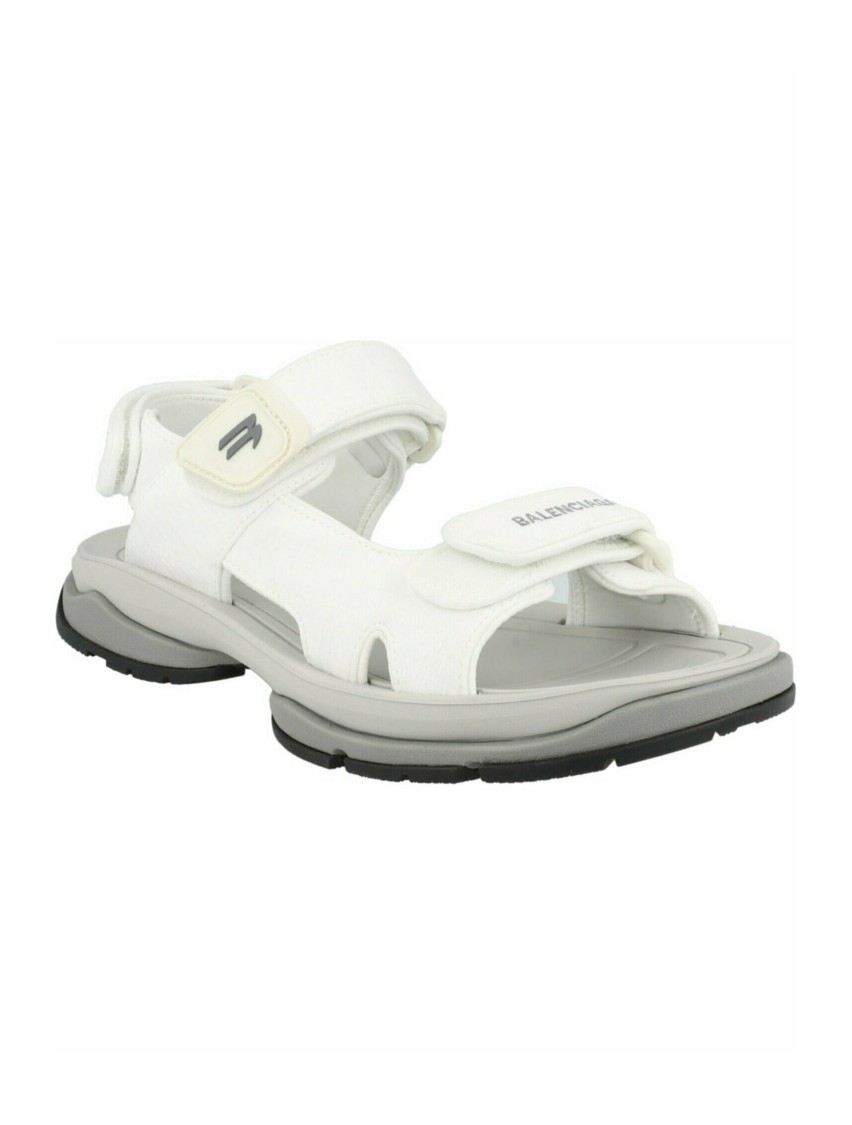 Balenciaga Tourist Sandal In White