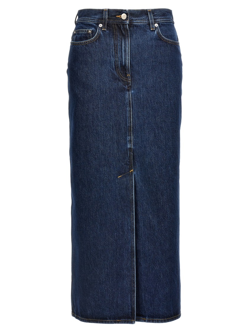 Loulou Studio Rona Denim Maxi Skirt