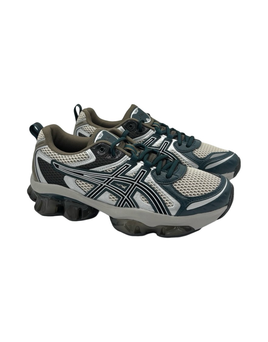 Asics Gel-quantum Kinetic Sneakers – Oatmeal / Dark Taupe In Gray