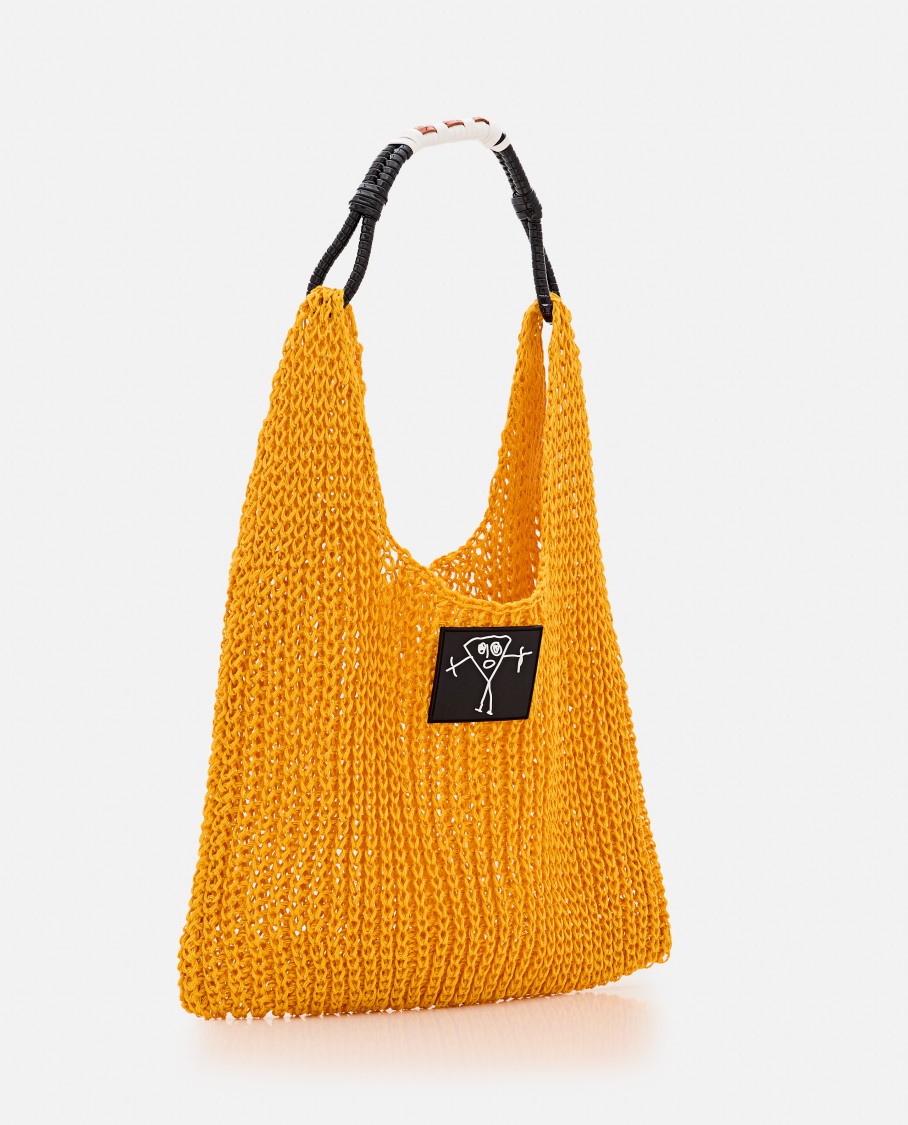 トートバッグ Plan C Orange Mesh Shopper Bag Plan C Orange Mesh Shopper Bag | ModeSens