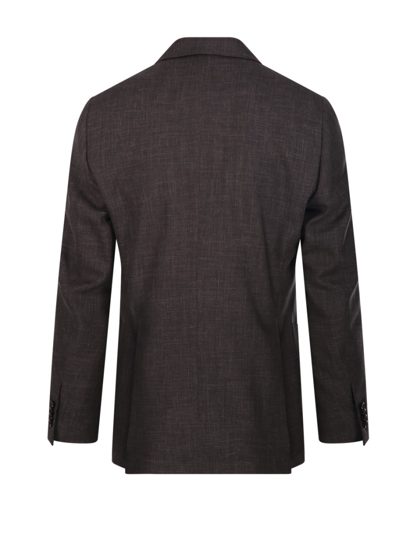 Shop Lardini Tailored Brown Blazer
