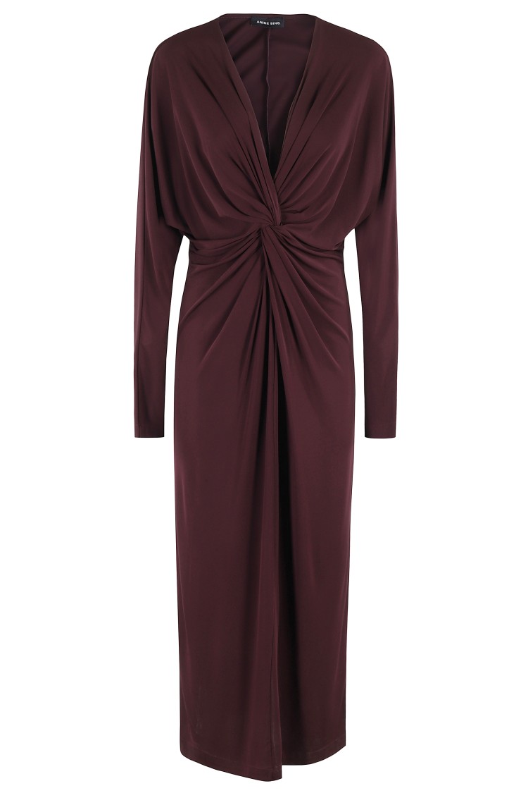 Shop Anine Bing Mathilde Dress In Black