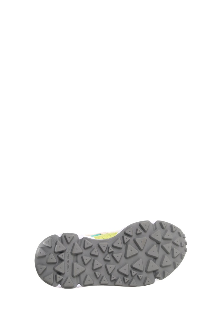Flower Mountain Multicolored Suede And Technical Fabric Sneakers