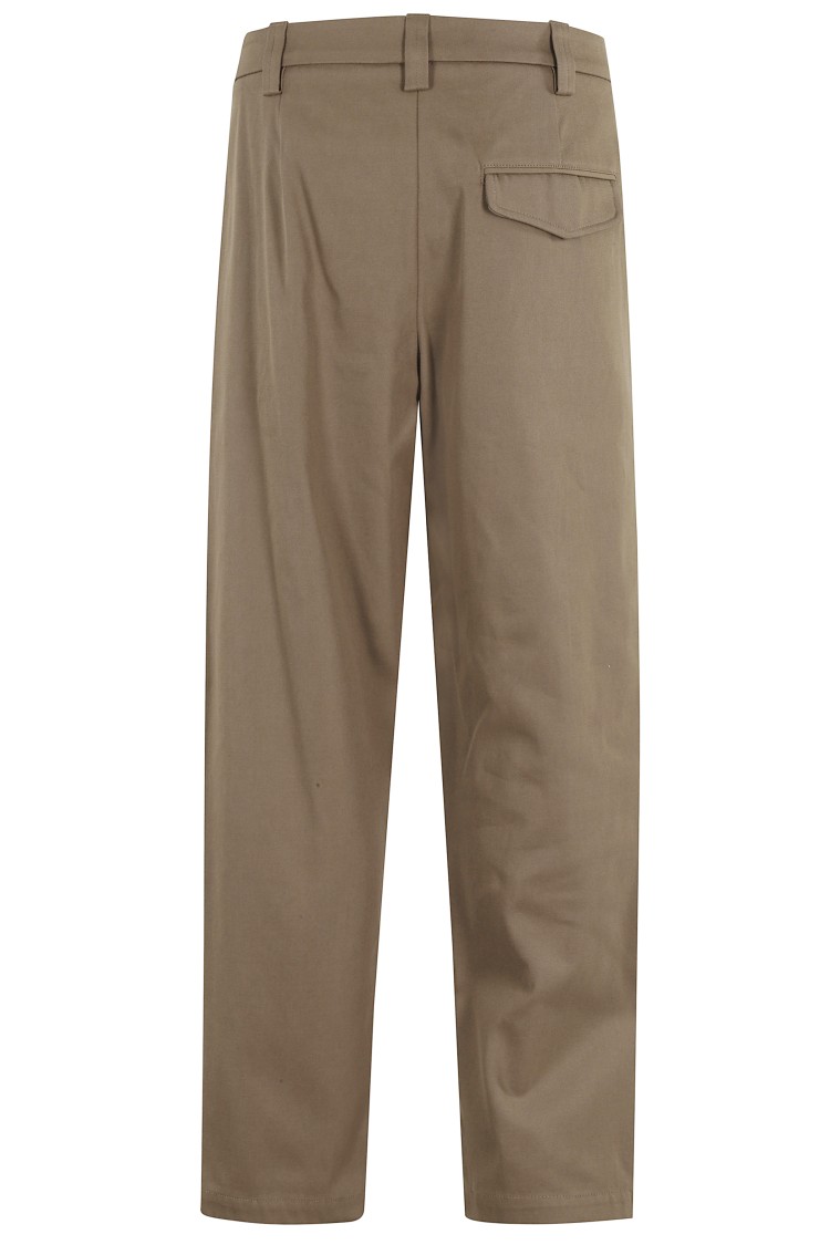 Apc A.p.c. Relaxed Fit Pants With Renato Pattern In Brown