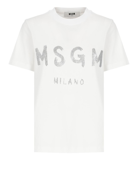 Tシャツ・カットソー MSGM Woman T-Shirt White 3841MDM84C257140 01 3841MDM130_257097_01_01_4ff935