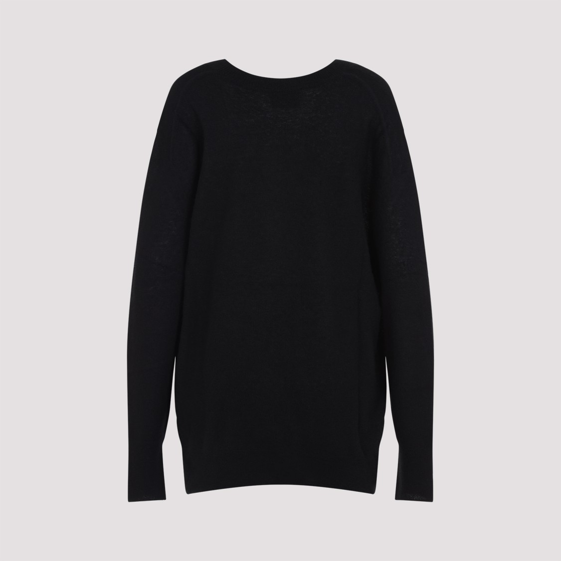 Isabel Marant Larana V-neck Sweater In Black Baby In Black
