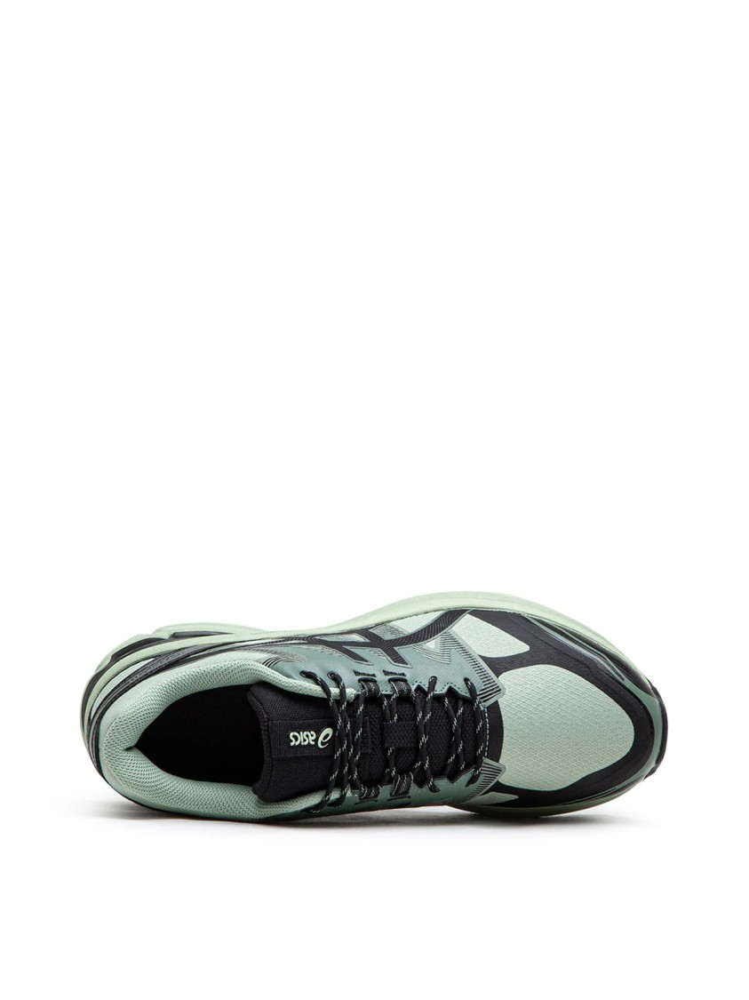 Asics Gel-terrain Dark Jade Sneakers In Gray