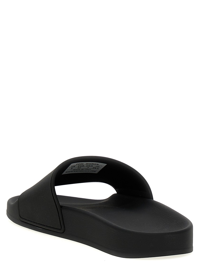 Balenciaga 'pool Slide' Sandals In Black
