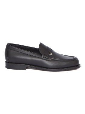 【送料&関税込】Dior Emblem Leather Loafers Dior Emblem Leather Loafers Flat in Black | THE LIST