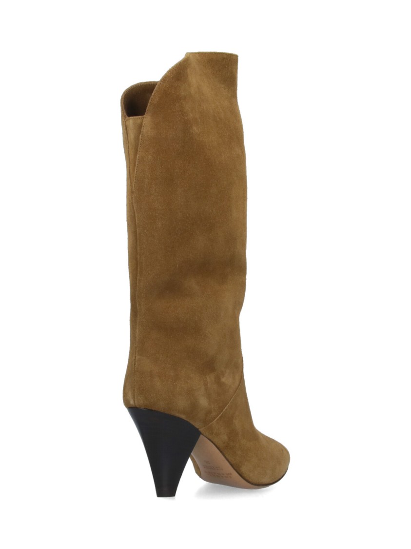 Isabel Marant Heel Cone Knee Pointed Suede