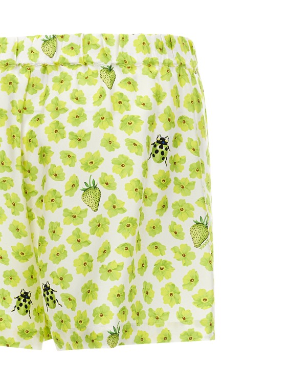 ショートパンツ Versace Silk Twill Shorts With Strawberry Garden Print Versace Strawberry Garden Silk Twill Shorts | Neiman Marcus