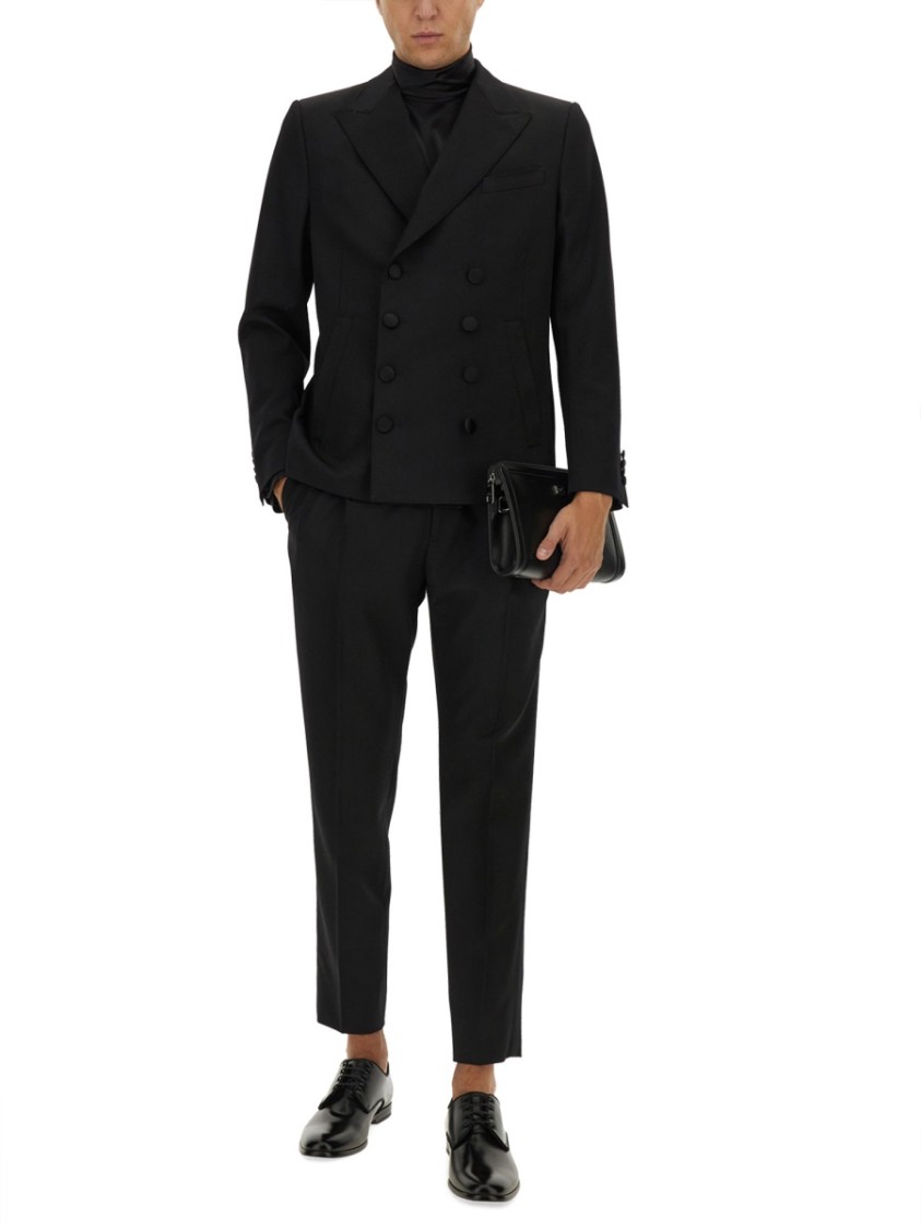 Dolce & Gabbana Wide Turtleneck In Black