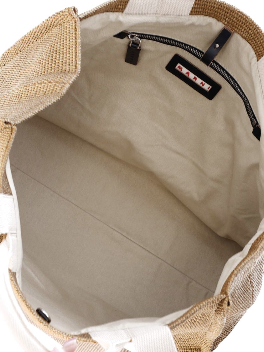 Marni Large Tote Bag "east/west" – Brown