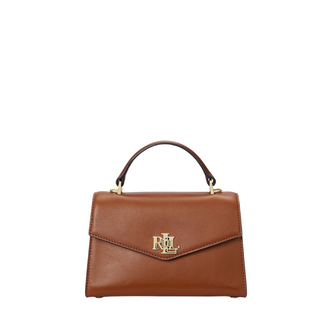 Ralph Lauren Lauren  Farrah Sm Satchel Small In Brown