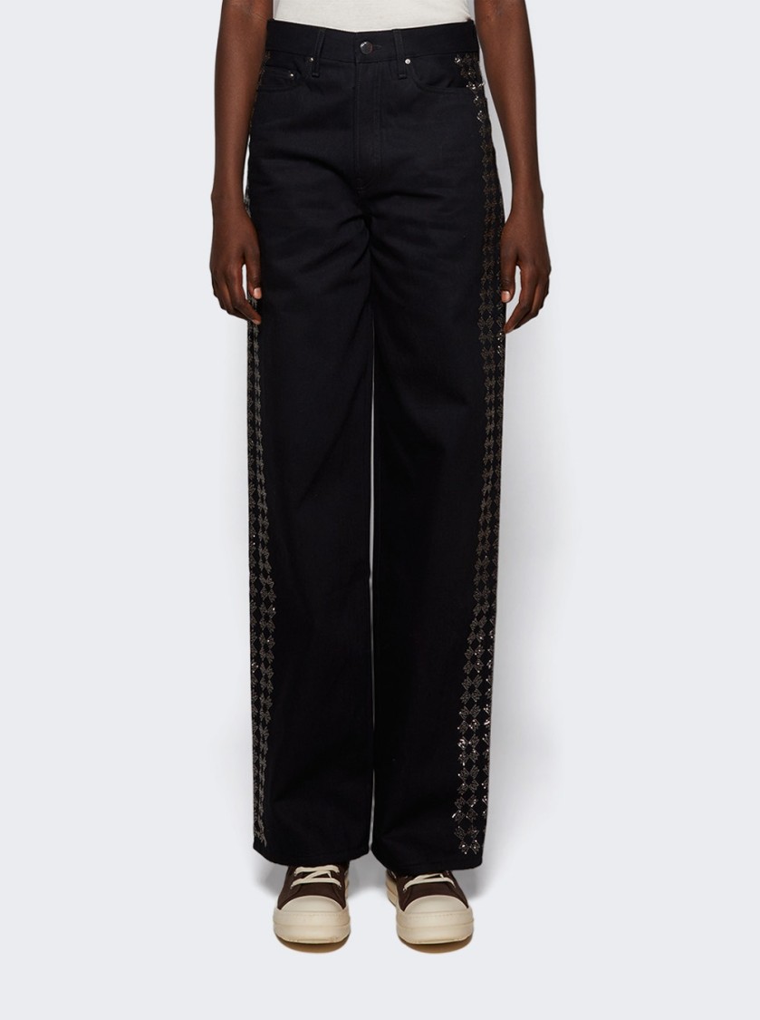 Amiri Denim Straight-leg Jeans In Black
