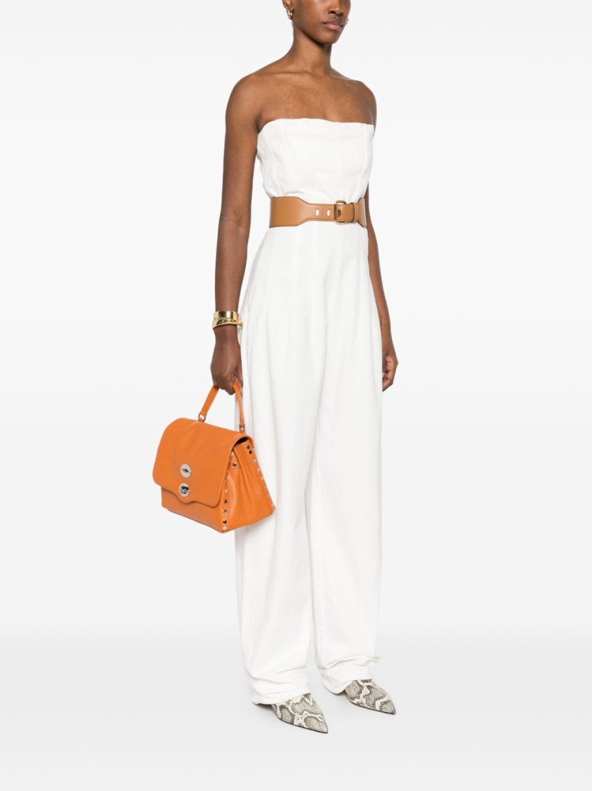 Zanellato Orange Postina Daily Small Satchel In Orange