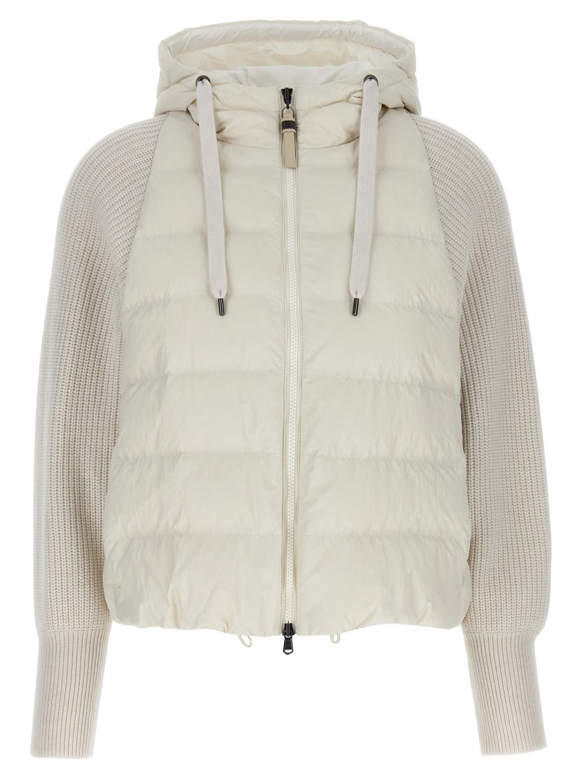 Brunello Cucinelli Wool Sleeved Down Jacket
