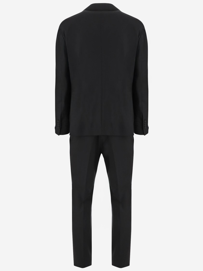 Shop Tagliatore Wool Dress In Black