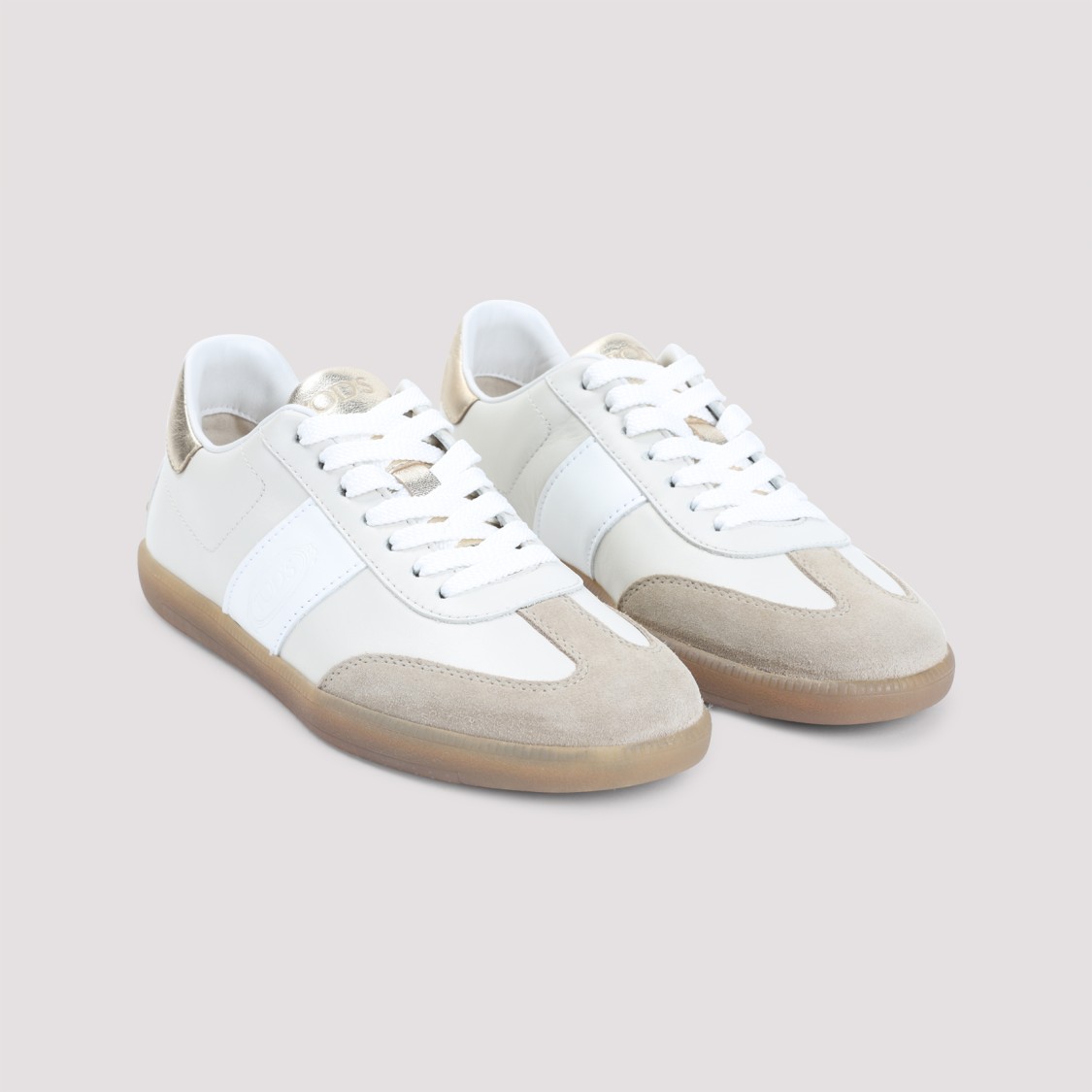 TOD'S TOD'S LEATHER AND SUEDE ACCENTED SNEAKERSDETAILS