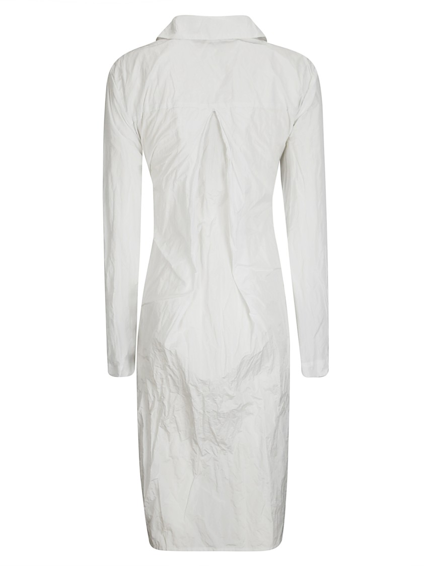 トレンチコート Maria Calderara Long Wrinkled Effect Trench Coat Maria Calderara Long Wrinkled Effect Trench Coat In White