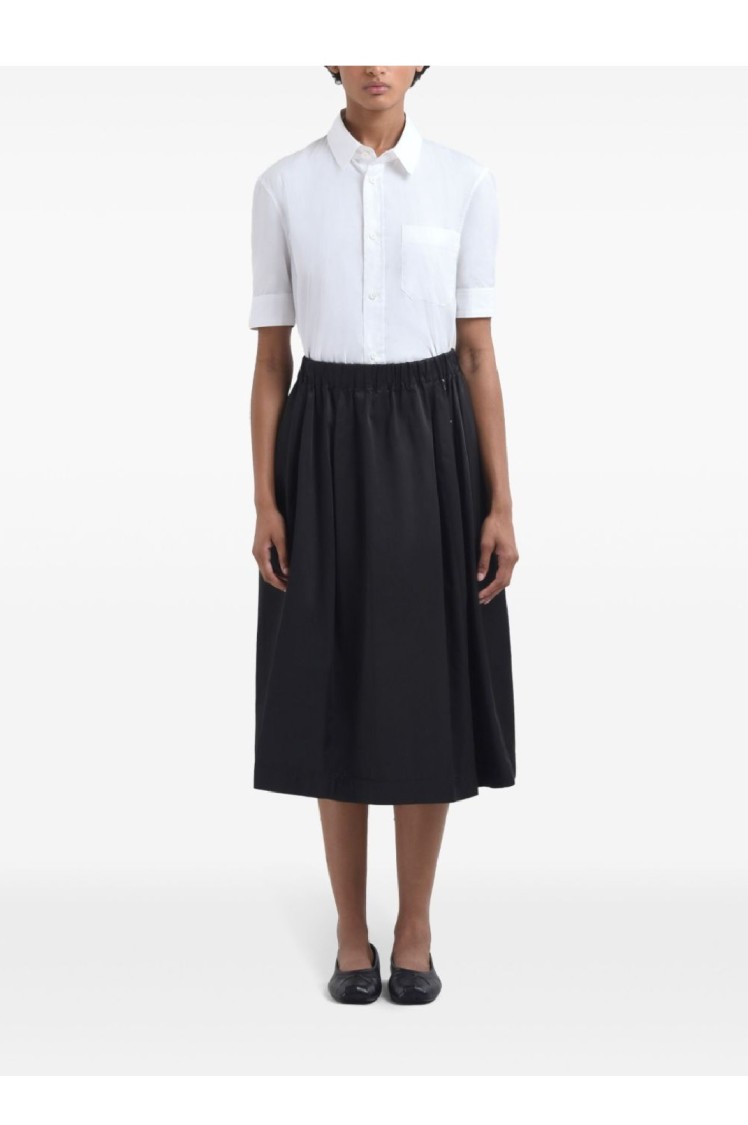 スカート Marni Voluminous Black Skirt With Elastic Waistband Marni Voluminous Black Skirt With Elastic Waistband | THE LIST
