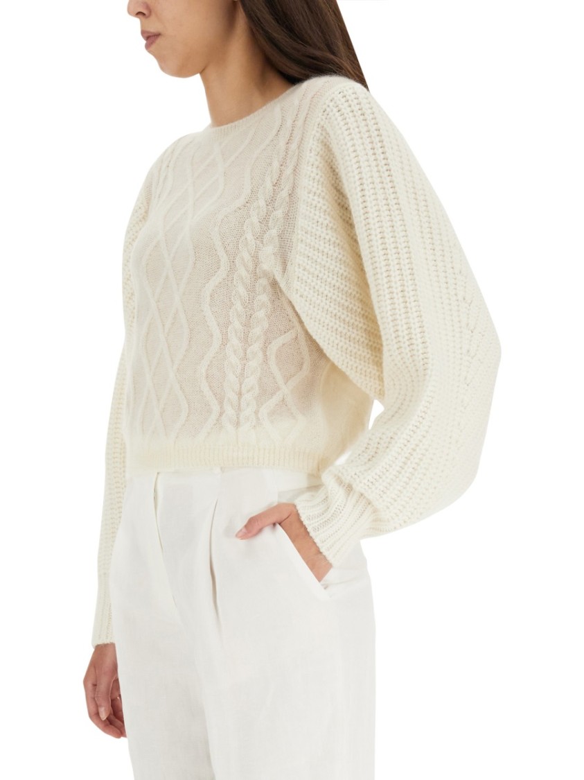 Shop Fabiana Filippi Textured Knit Sweater