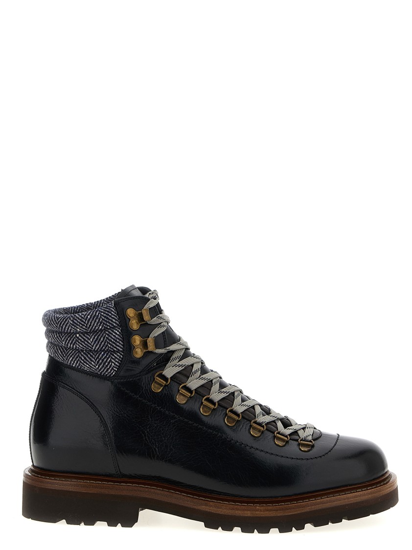 Brunello Cucinelli 'mountain Boot' Ankle Boots In Black