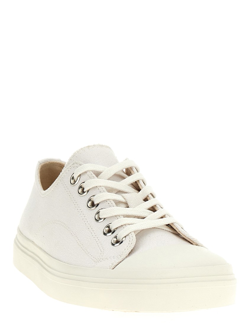 Moschino Women Canvas Sneakers In White