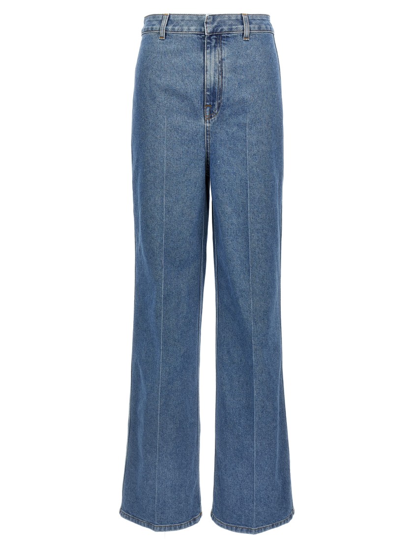 Philosophy Di Lorenzo Serafini High-waisted Straight-leg Denim Jeans In Blue