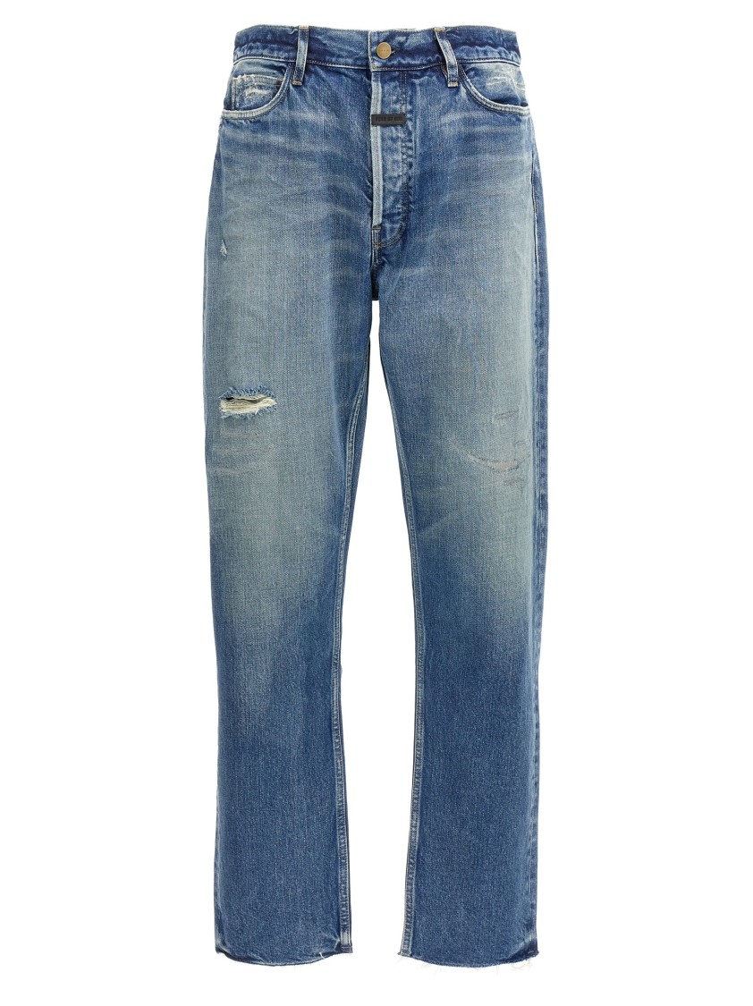 Fear Of God Straight 5 Pocket' Jeans in Blue | THE LIST