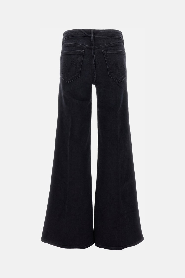 Mother The Roller Sneak Jeans In Blue