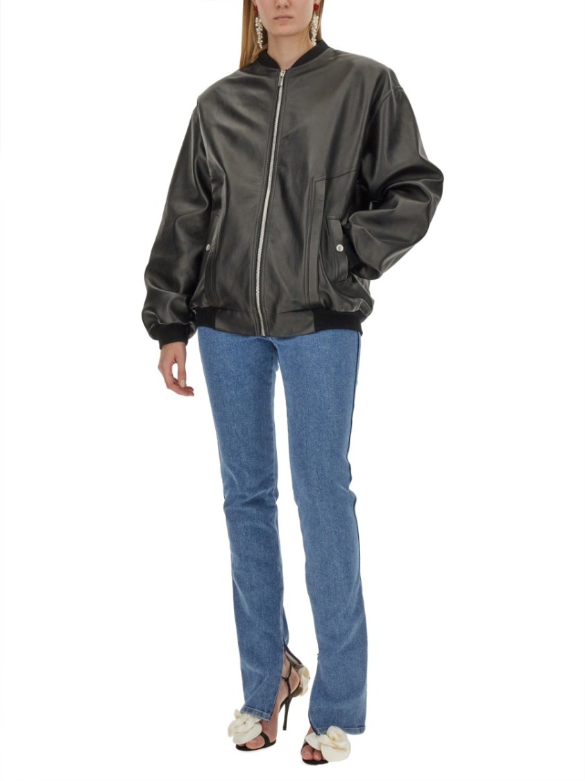 Magda Butrym Women Bomber Oversize Fit In Black