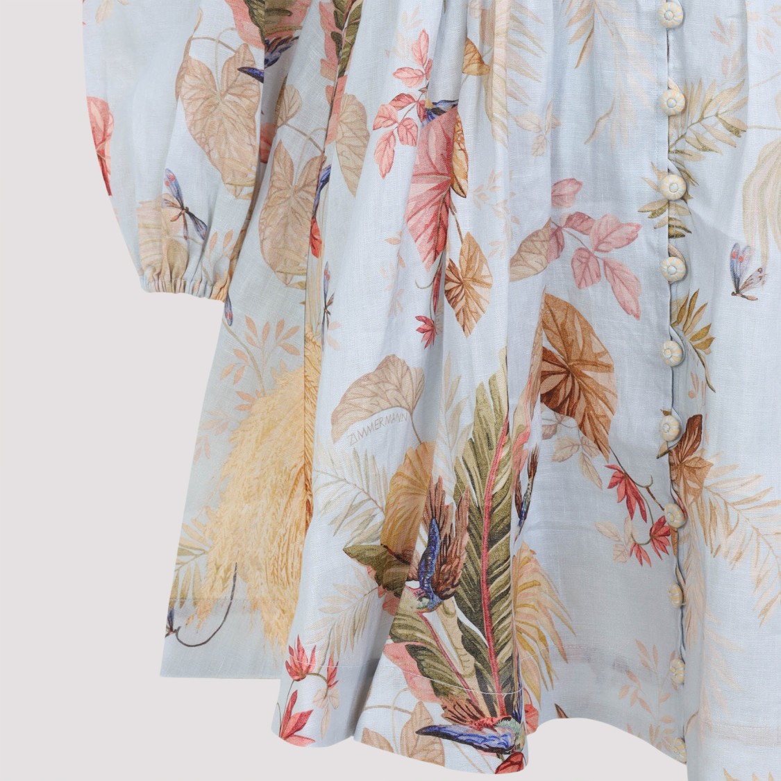 Shop Zimmermann Ascension Plunge Mini Dress