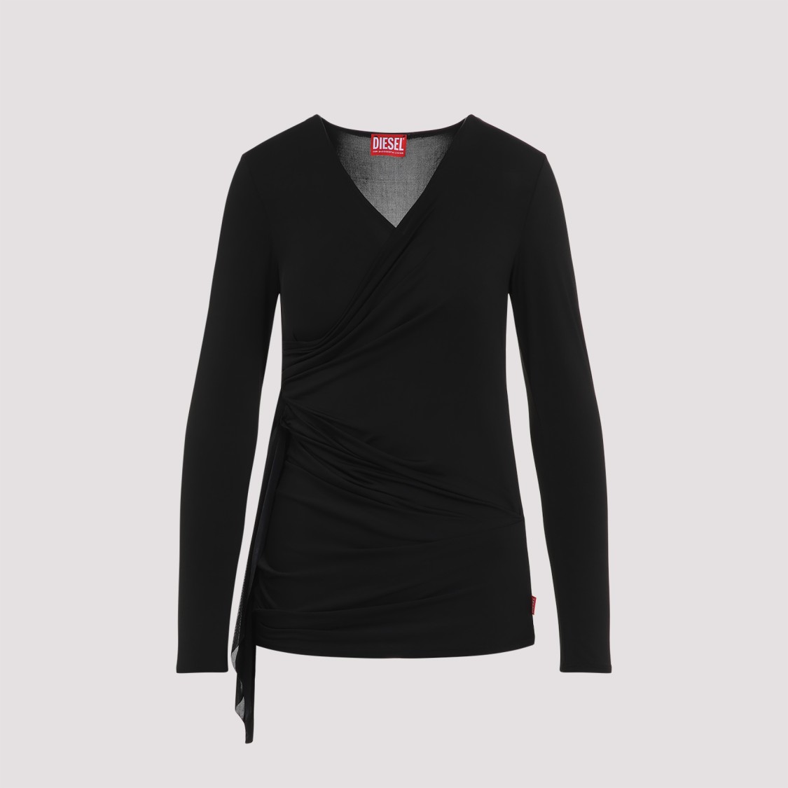 Diesel Black T-crissy-plain T-shirt In Black