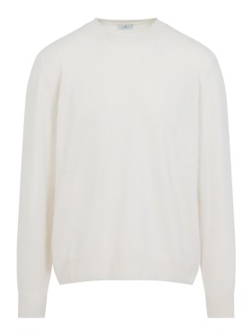 パンツ Etro White Viscose Straight Trousers With Slub Effect Etro White Viscose Straight Trousers With Slub Effect White
