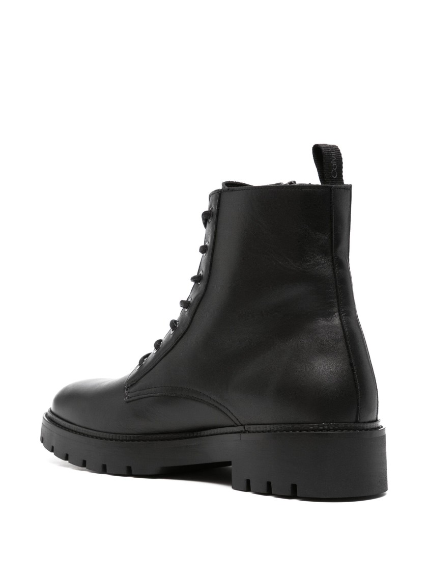 CALVIN KLEIN JEANS EST.1978 CALVIN KLEIN JEANS COMBAT MID LACEUP BOOT ZIP