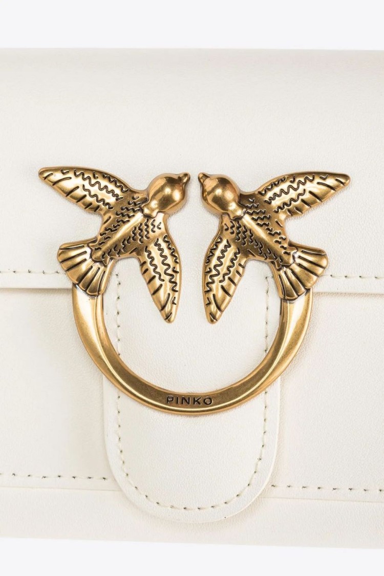 Pinko Shoulder Bag With Distinctive Bird Clasp
