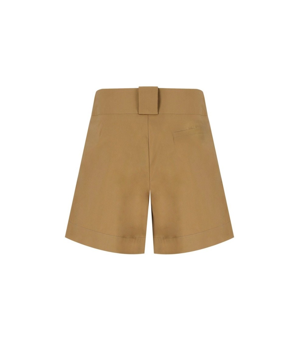 FEDERICA TOSI FEDERICA TOSI CLASSIC KHAKI SHORTS