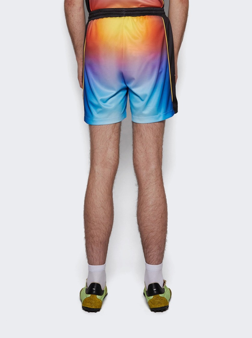 Casablanca Drawstring Elastic Waistband Football Shorts