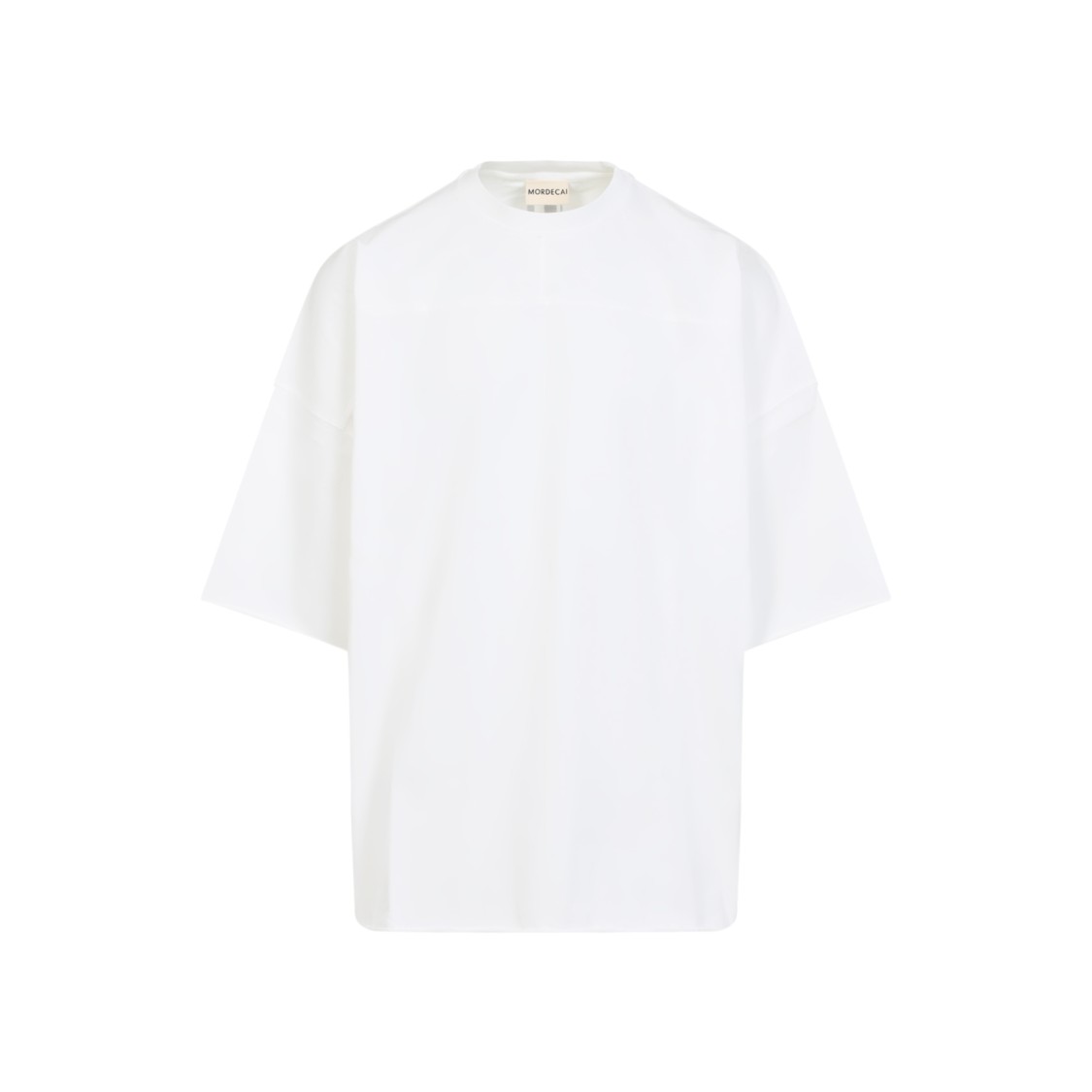 MORDECAI MORDECAI ALABASTRO WHITE COTTON OVERSIZE T-SHIRT